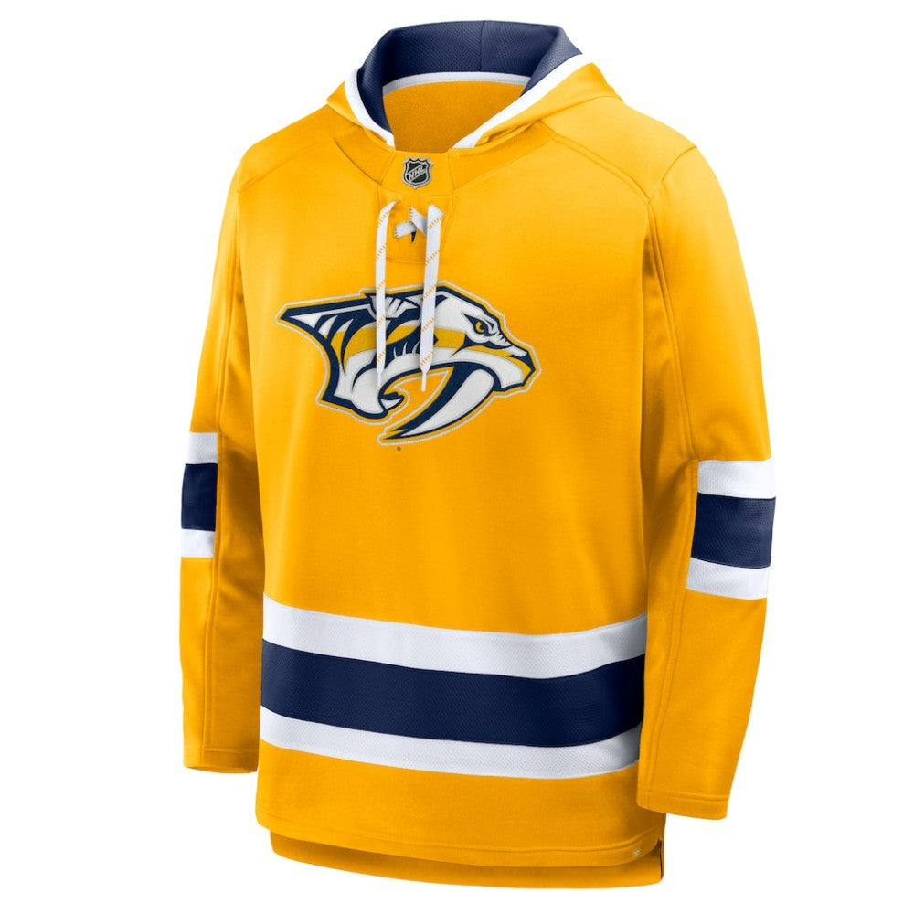 Nashville Predators Fanatics Prime Time Fleece Hoodie - Gold | Fanatics online