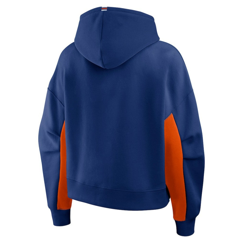 Edmonton Oilers Fanatics Women's Back Check Boxy Hoodie - Royal | Fanatics on sale