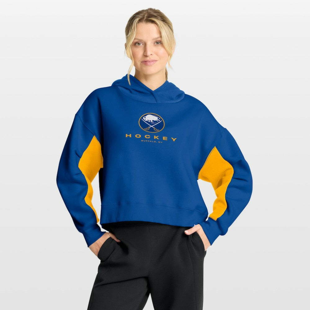 Buffalo Sabres Fanatics Women's Back Check Boxy Hoodie - Royal | Fanatics discount