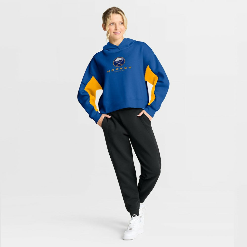 Buffalo Sabres Fanatics Women's Back Check Boxy Hoodie - Royal | Fanatics discount