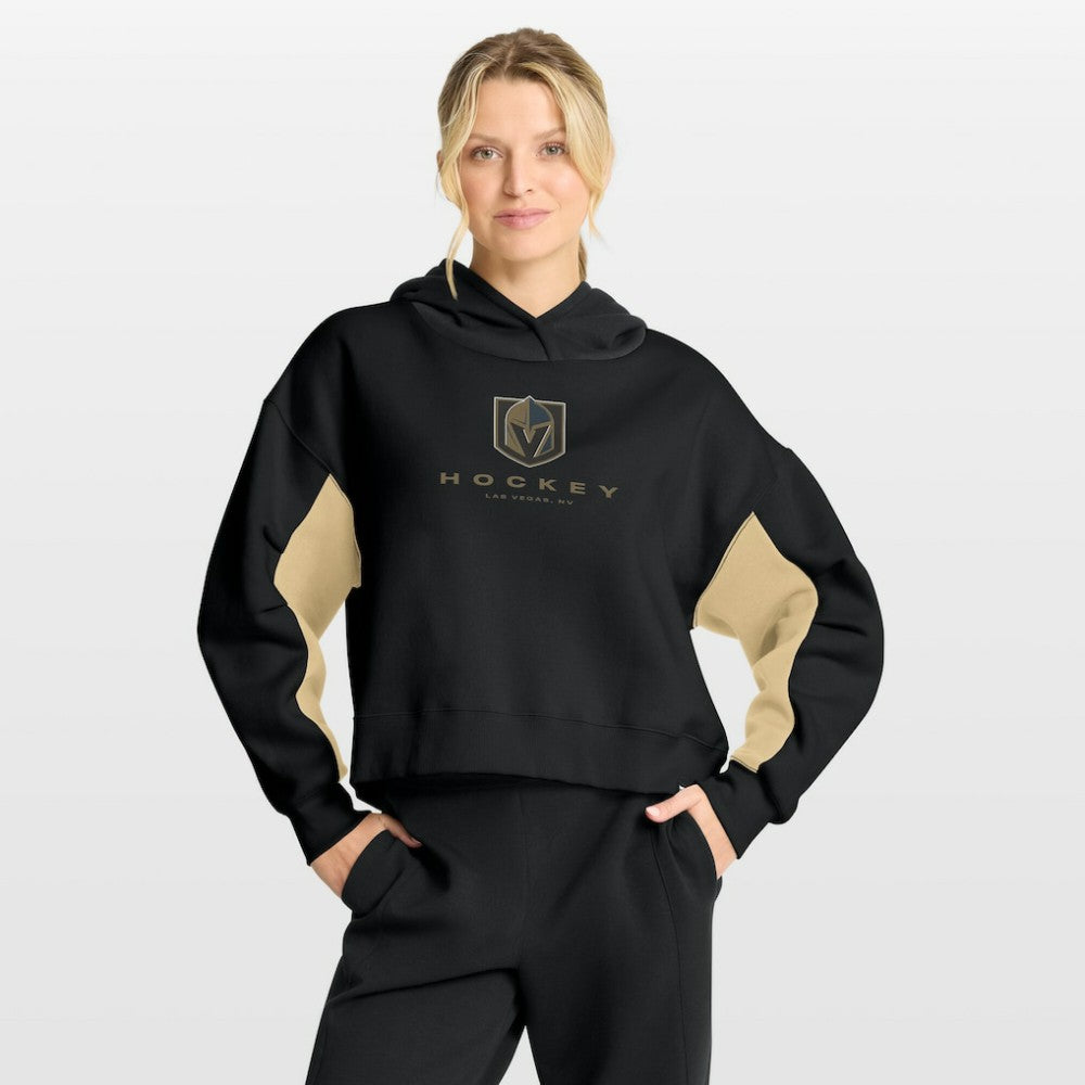 Vegas Golden Knights Fanatics Women's Back Check Boxy Hoodie - Black | Fanatics sale