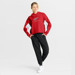 Detroit Red Wings Fanatics Women's Back Check Boxy Hoodie - Red | Fanatics online