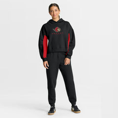 Ottawa Senators Fanatics Women's Back Check Boxy Hoodie - Black | Fanatics Lifestyle