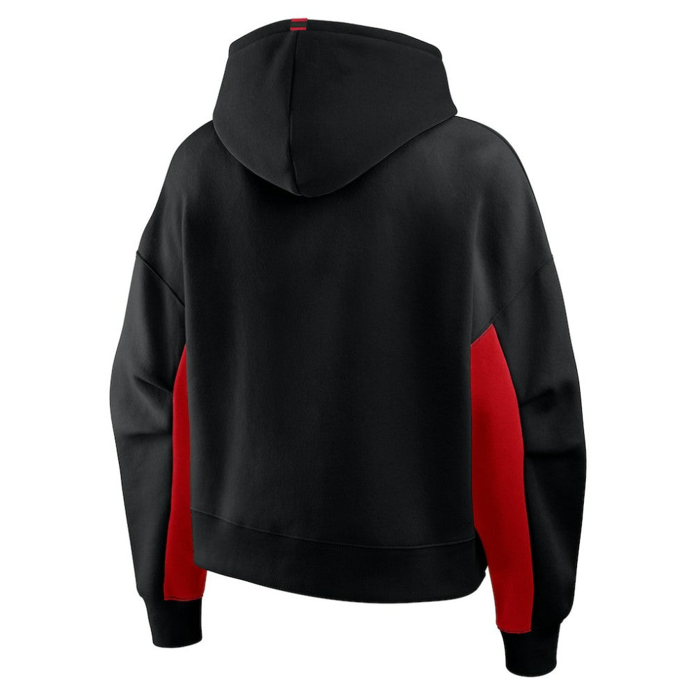 Ottawa Senators Fanatics Women's Back Check Boxy Hoodie - Black | Fanatics Lifestyle