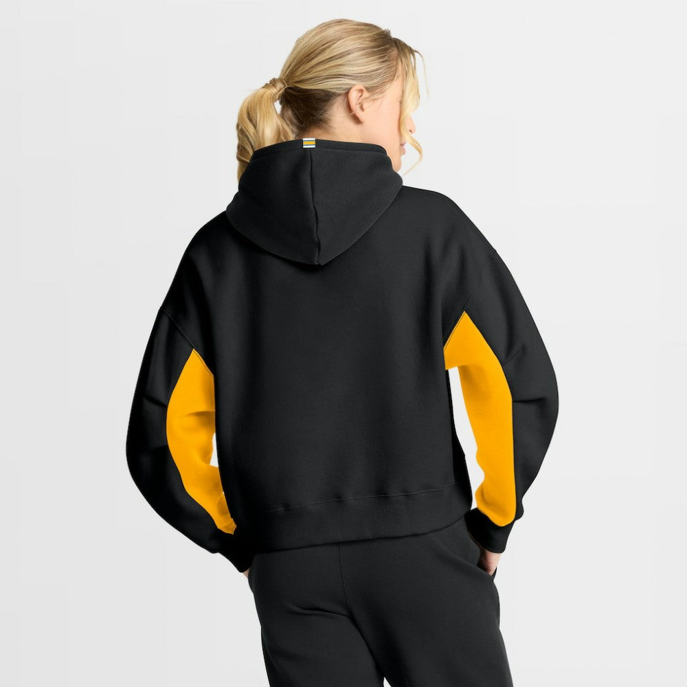 Boston Bruins Fanatics Women's Back Check Boxy Hoodie - Black | Fanatics sale