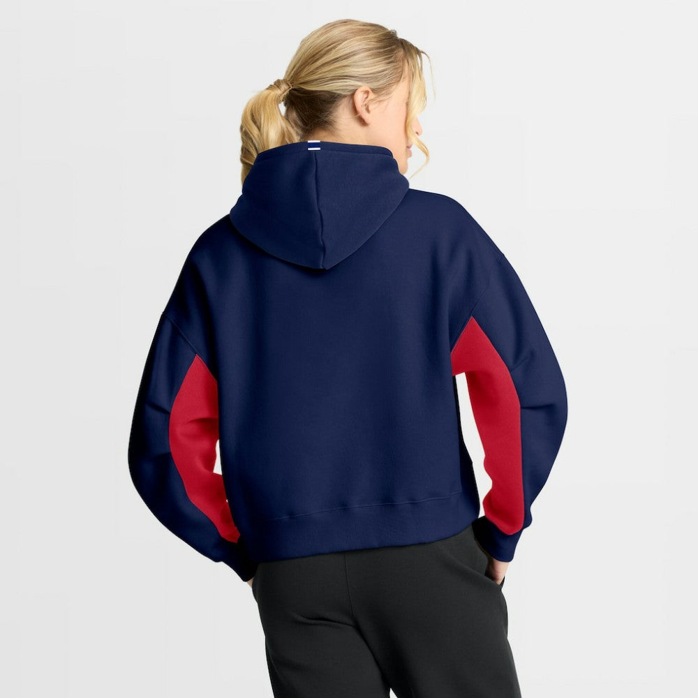 Montreal Canadiens Fanatics Women's Back Check Boxy Hoodie - Navy | Fanatics discount