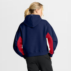 Montreal Canadiens Fanatics Women's Back Check Boxy Hoodie - Navy | Fanatics discount
