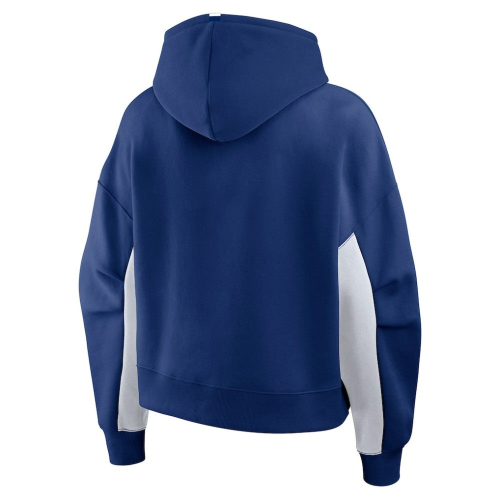 Tampa Bay Lightning Fanatics Women's Back Check Boxy Hoodie - Blue | Fanatics Clearance