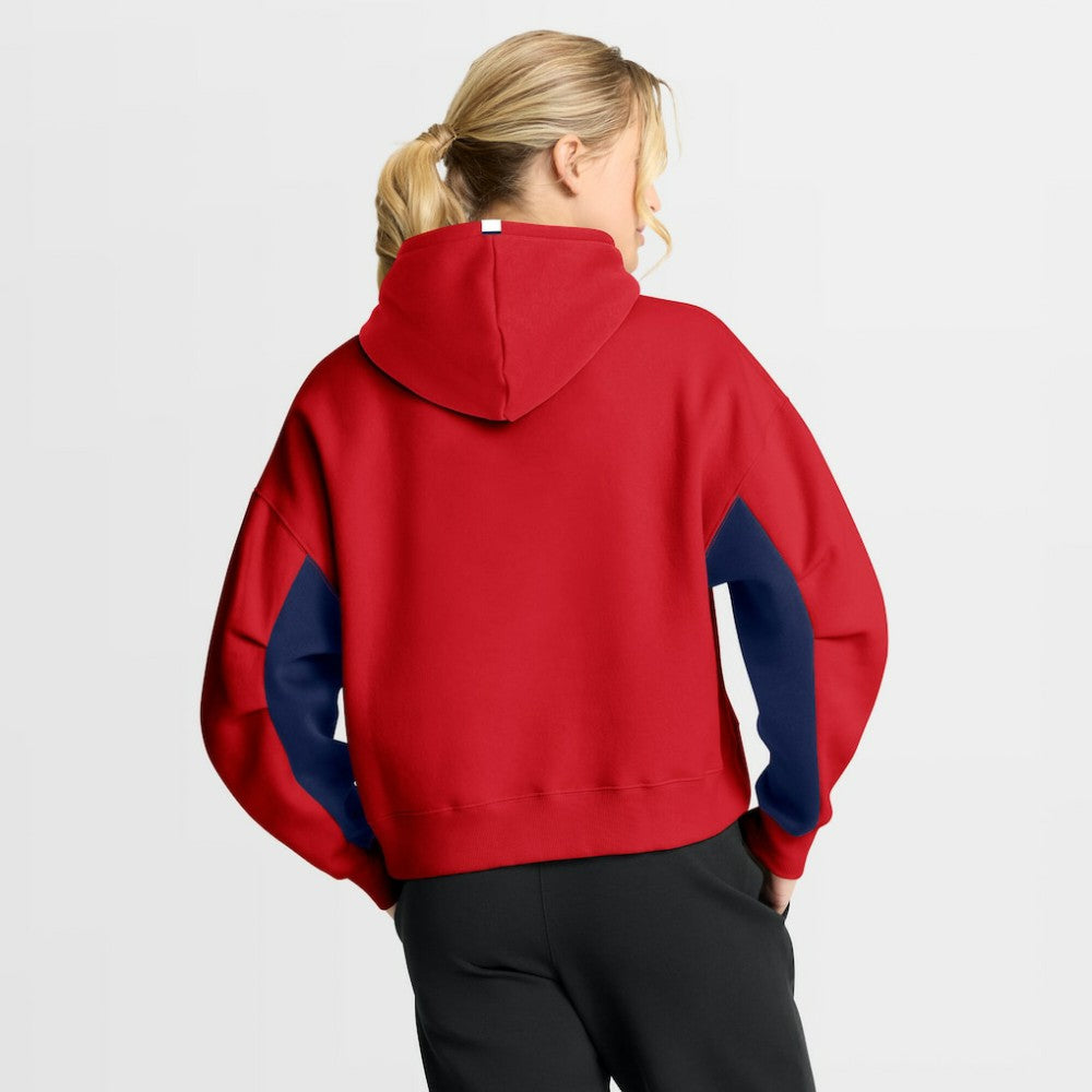 Washington Capitals Fanatics Women's Back Check Boxy Hoodie - Red | Fanatics online