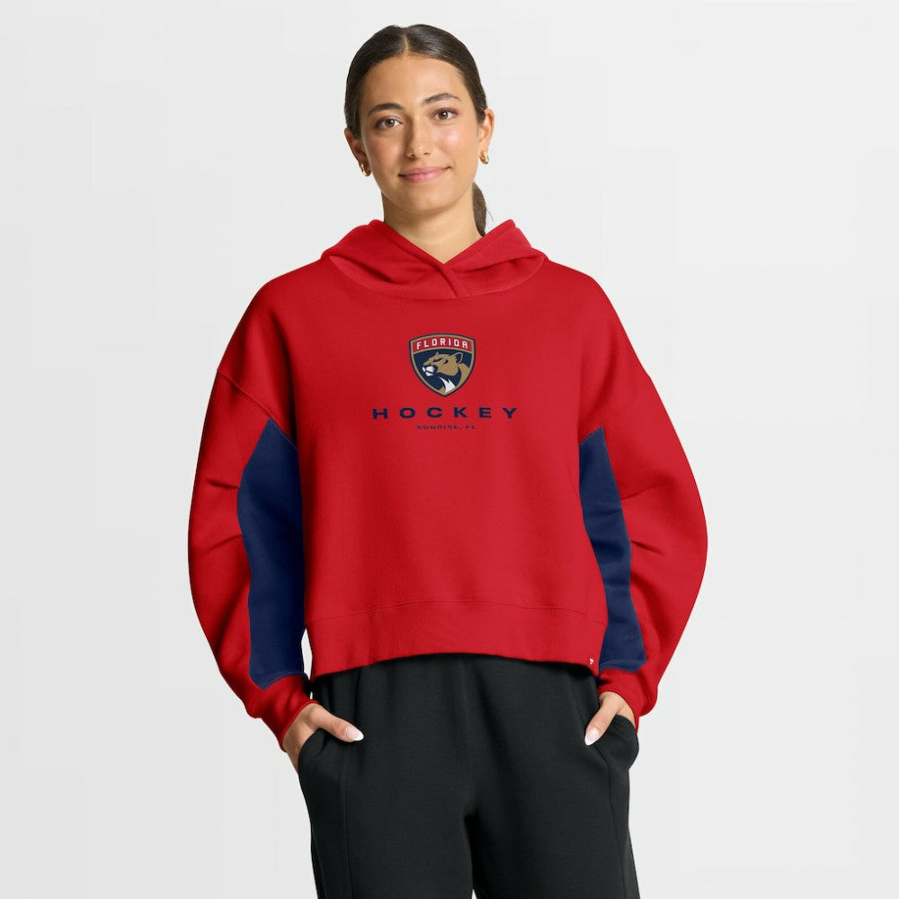 Florida Panthers Fanatics Women's Back Check Boxy Hoodie - Red | Fanatics on sale