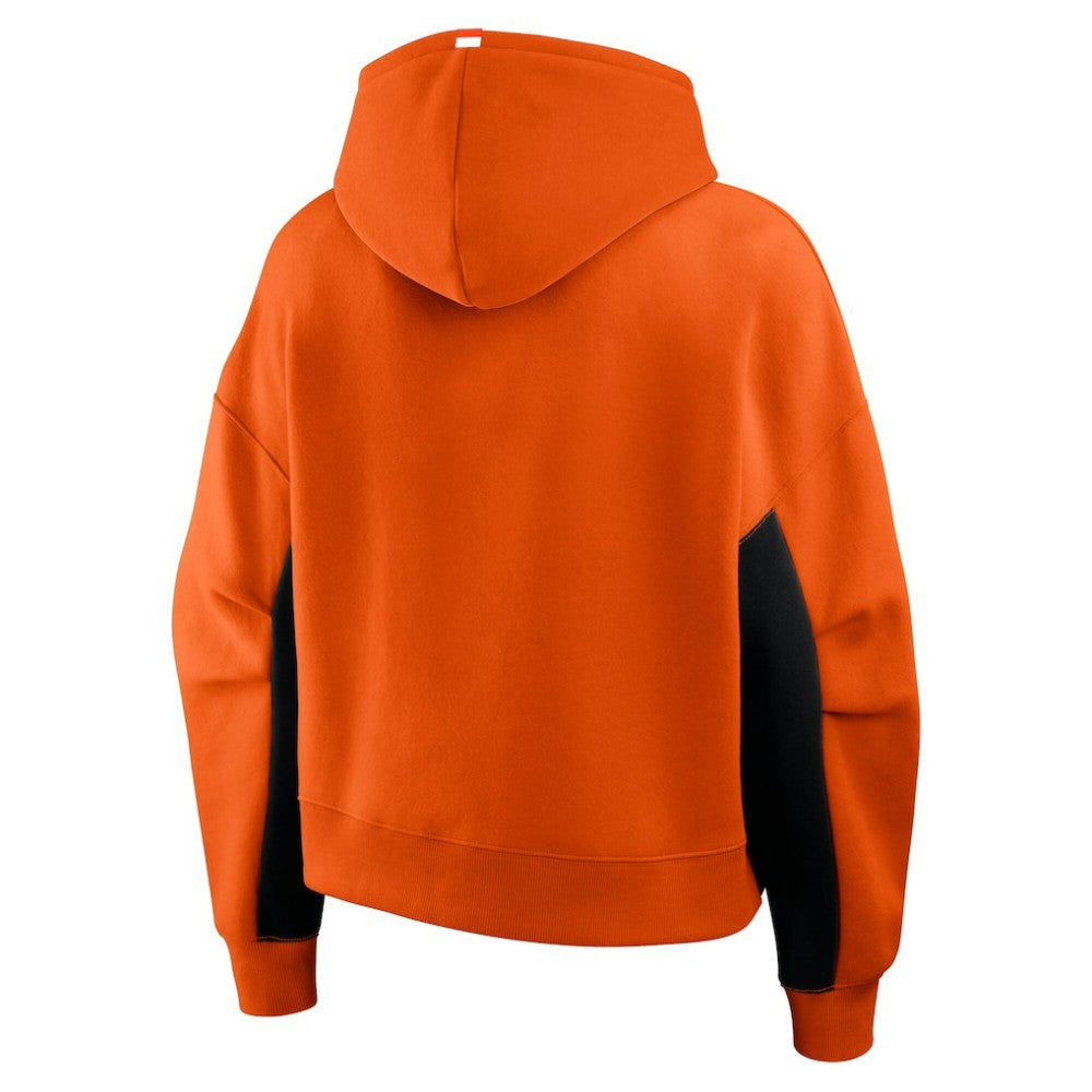 Philadelphia Flyers Fanatics Women's Back Check Boxy Hoodie - Orange | Fanatics Lifestyle