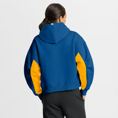 St. Louis Blues Fanatics Women's Back Check Boxy Hoodie - Blue | Fanatics Clearance