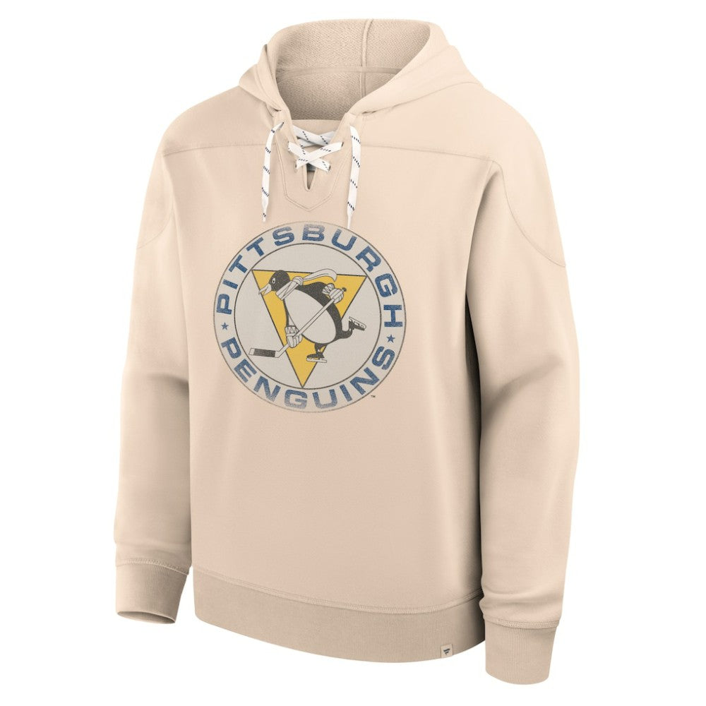 Pittsburgh Penguins Fanatics Vintage Hoodie - Cream | Fanatics discount