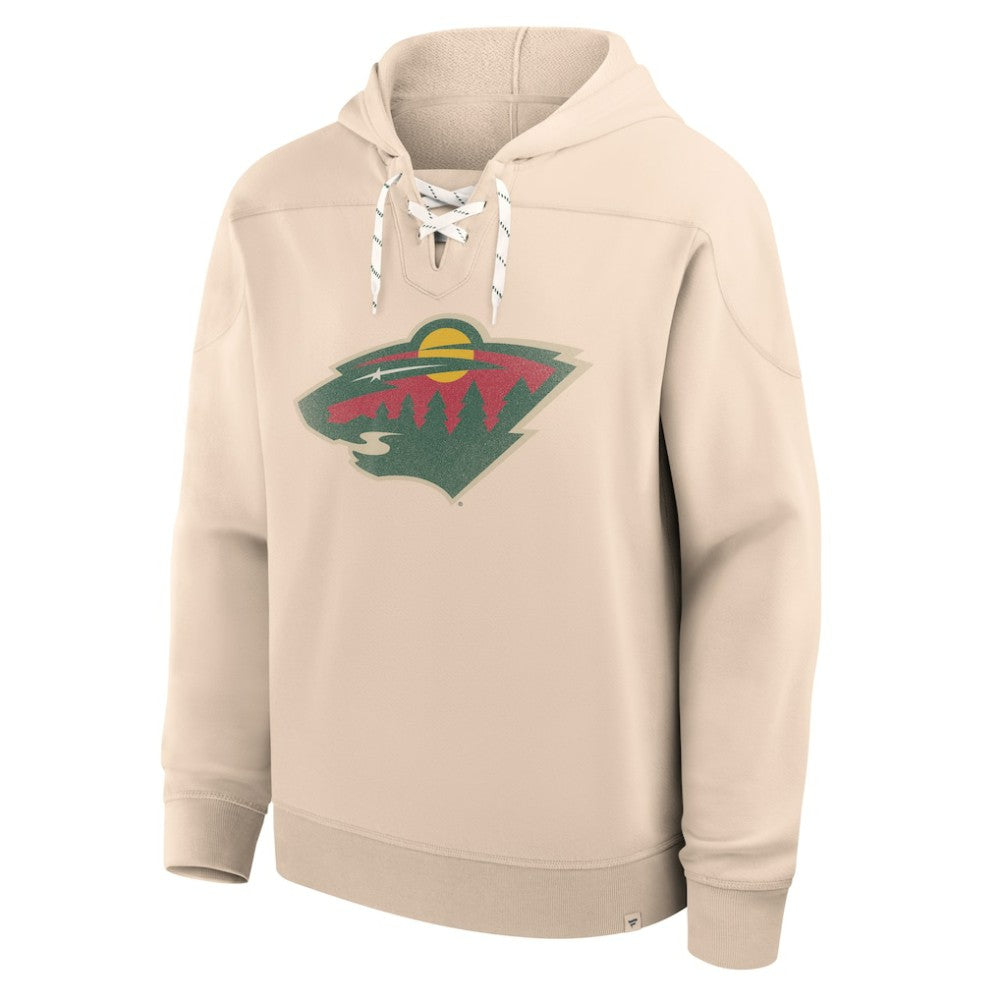 Minnesota Wild Fanatics Vintage Hoodie - Cream | Fanatics sale