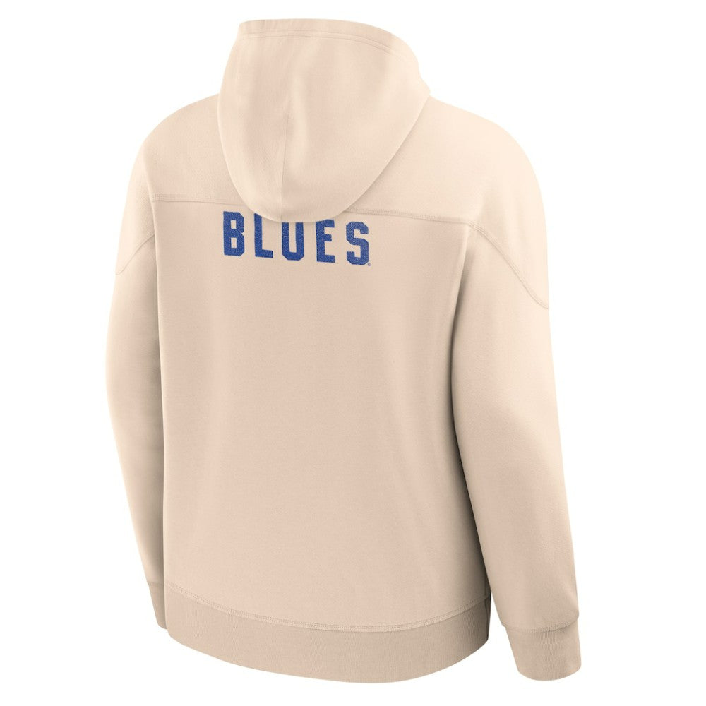 St. Louis Blues Fanatics Vintage Hoodie - Cream | Fanatics on sale