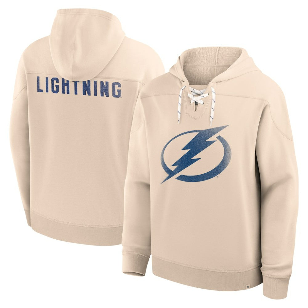 Tampa Bay Lightning Fanatics Vintage Hoodie - Cream | Fanatics on sale