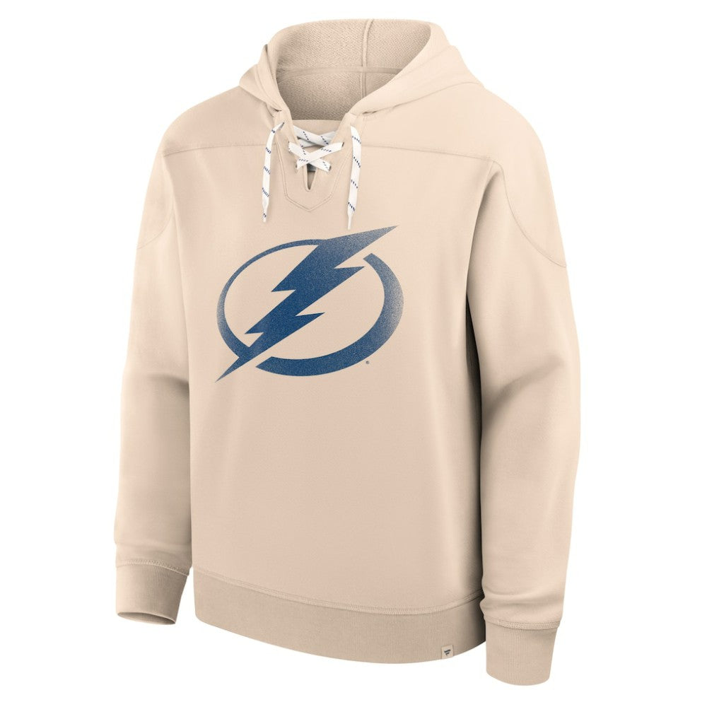 Tampa Bay Lightning Fanatics Vintage Hoodie - Cream | Fanatics on sale