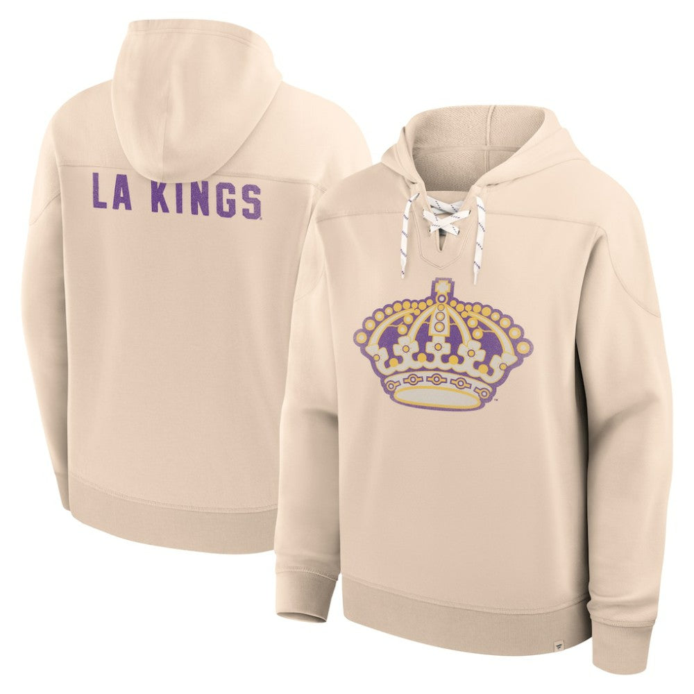 Los Angeles Kings Fanatics Vintage Hoodie - Cream | Fanatics Lifestyle