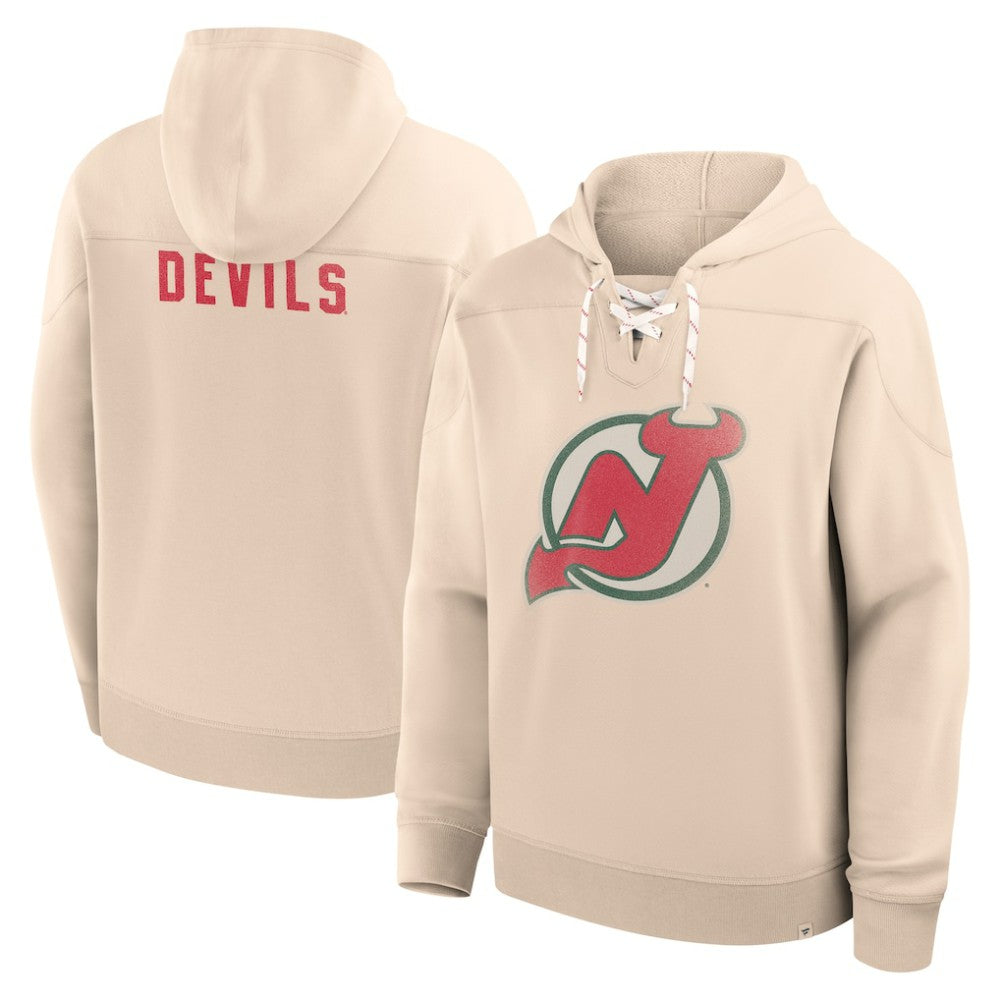 New Jersey Devils Fanatics Vintage Hoodie - Cream | Fanatics sale