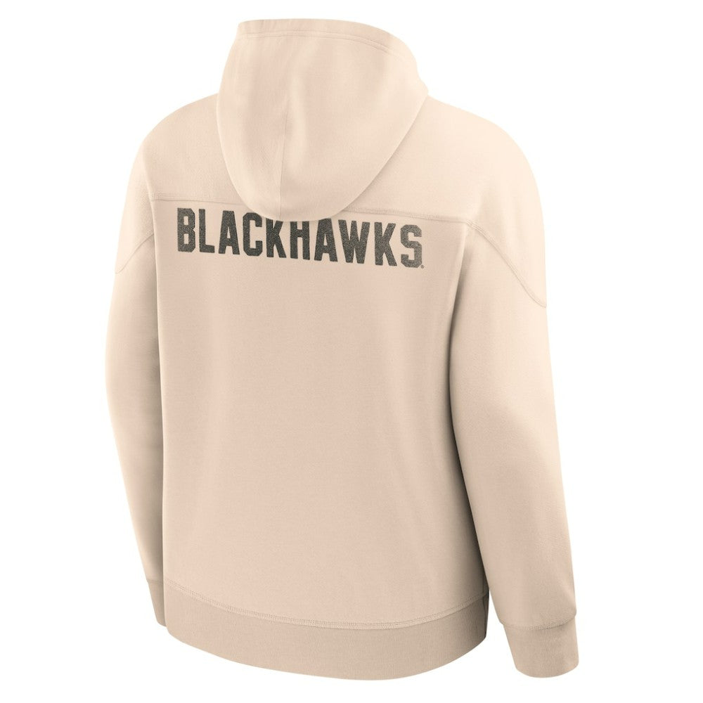 Chicago Blackhawks Fanatics Vintage Hoodie - Cream | Fanatics near me