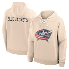 Columbus Blue Jackets Fanatics Vintage Hoodie - Cream | Fanatics sale
