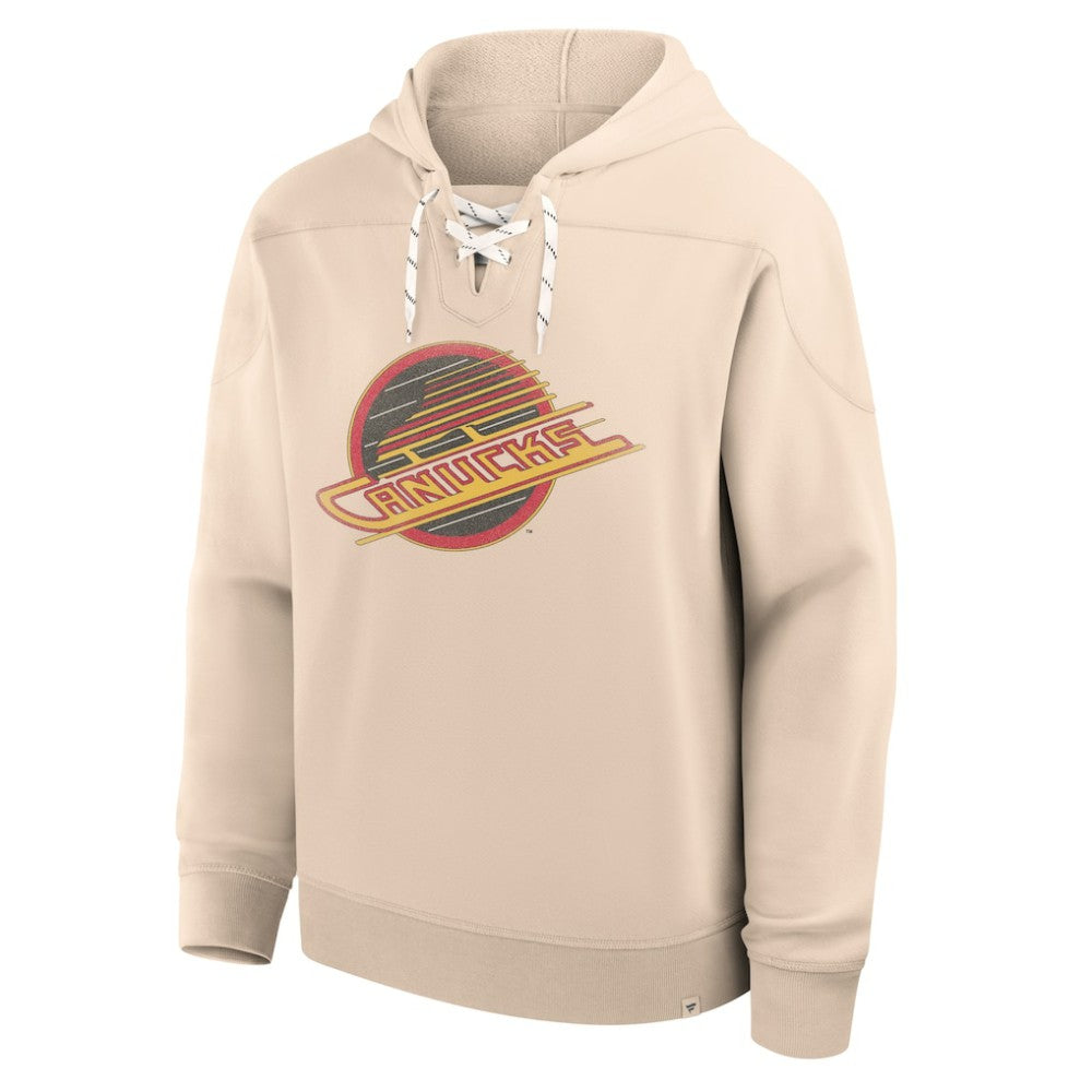 Vancouver Canucks Fanatics Vintage Hoodie - Cream | Fanatics online