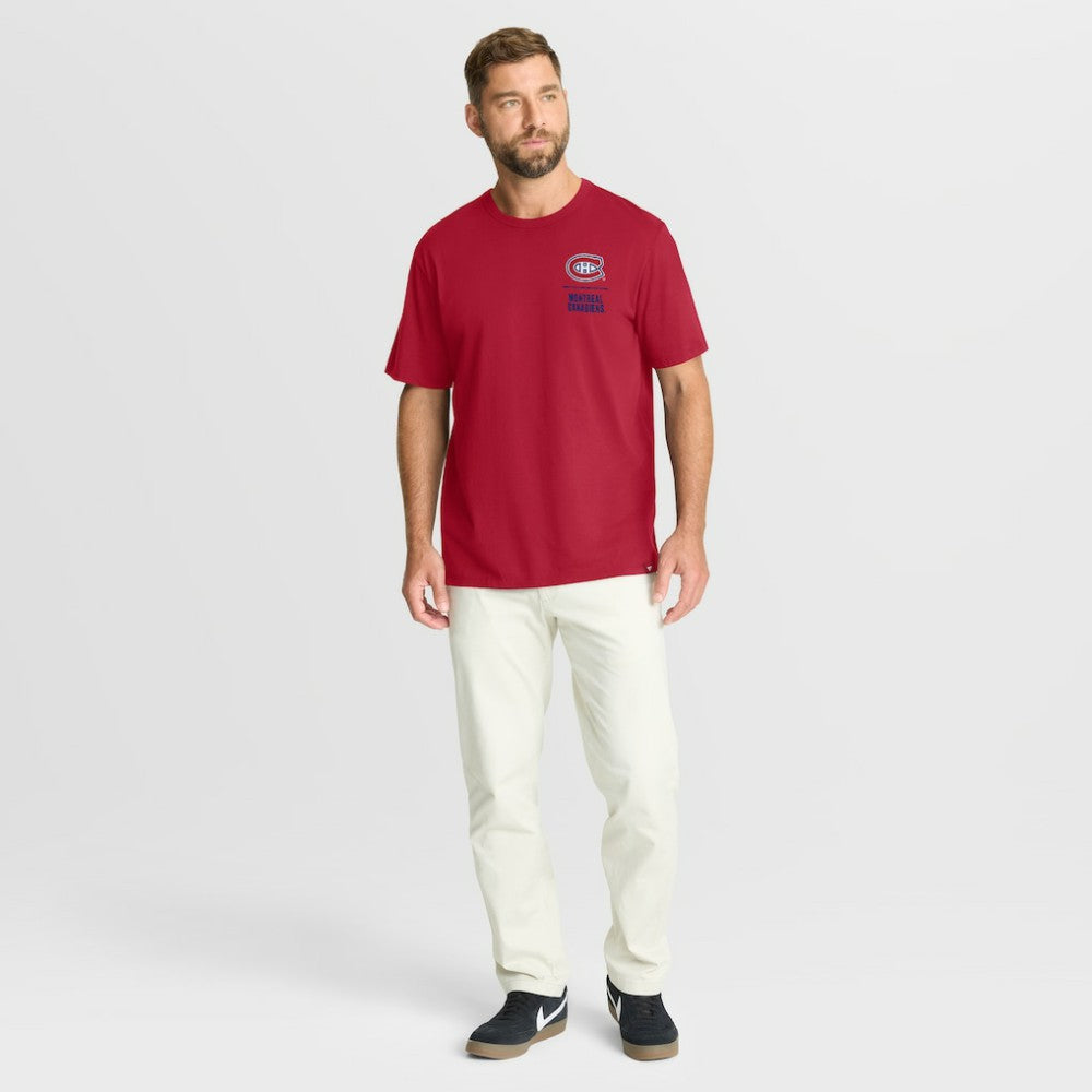 Montreal Canadiens Fanatics Crash The Net Legacy T-Shirt - Red | Fanatics Lifestyle