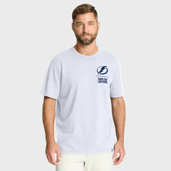 Tampa Bay Lightning Fanatics Crash The Net Legacy T-Shirt - White | Fanatics Clearance