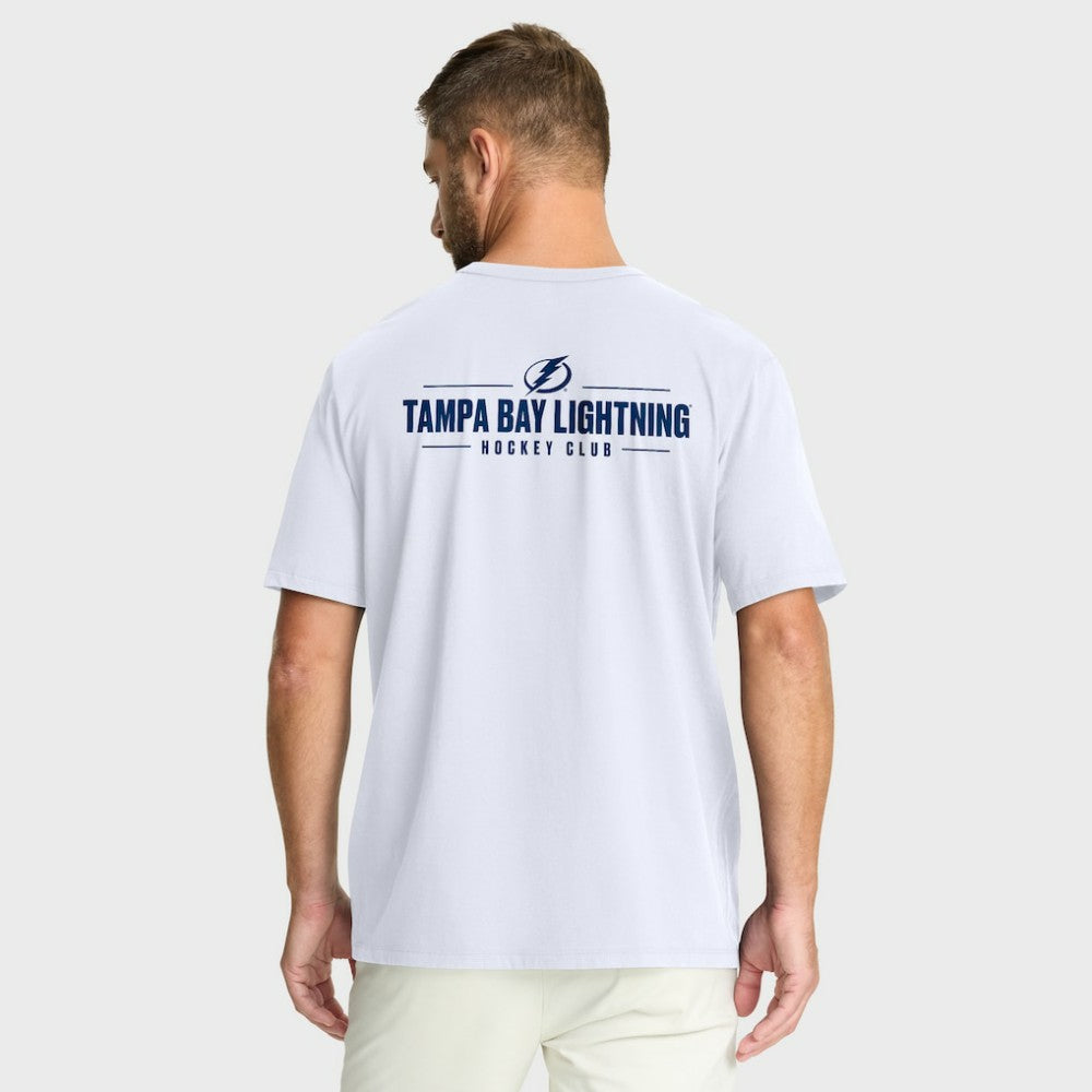 Tampa Bay Lightning Fanatics Crash The Net Legacy T-Shirt - White | Fanatics Clearance
