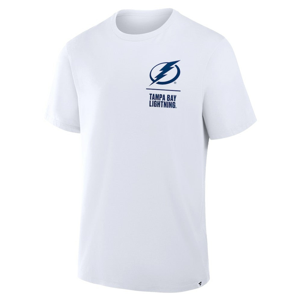 Tampa Bay Lightning Fanatics Crash The Net Legacy T-Shirt - White | Fanatics Clearance