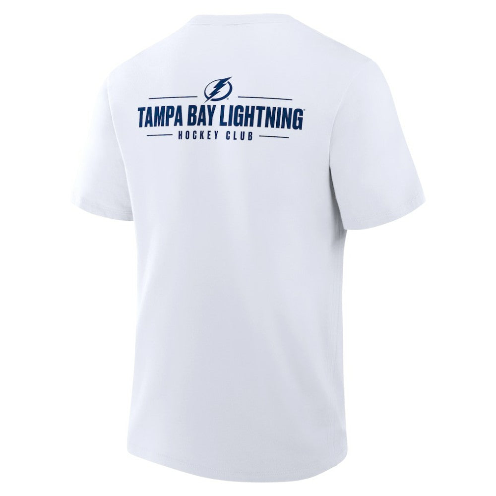 Tampa Bay Lightning Fanatics Crash The Net Legacy T-Shirt - White | Fanatics Clearance