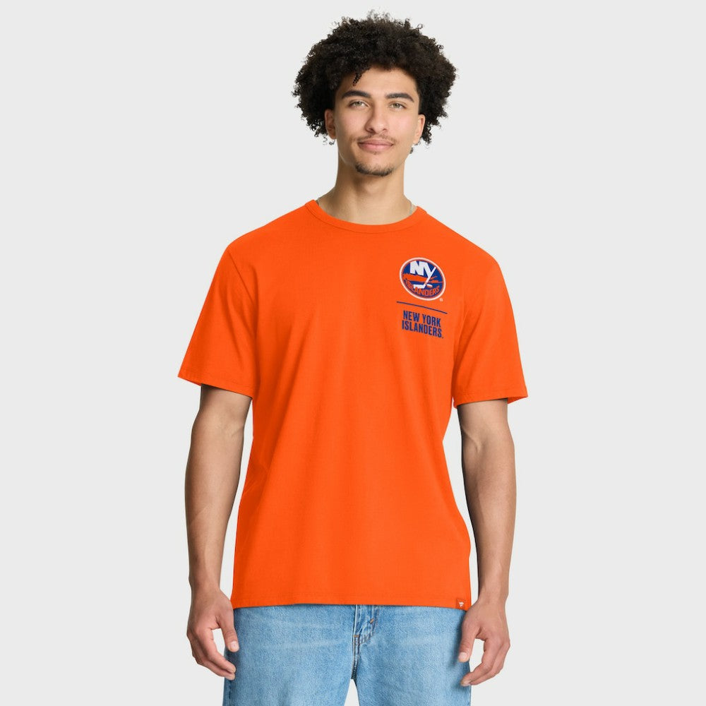 New York Islanders Fanatics Crash The Net Legacy T-Shirt - Orange | Fanatics online