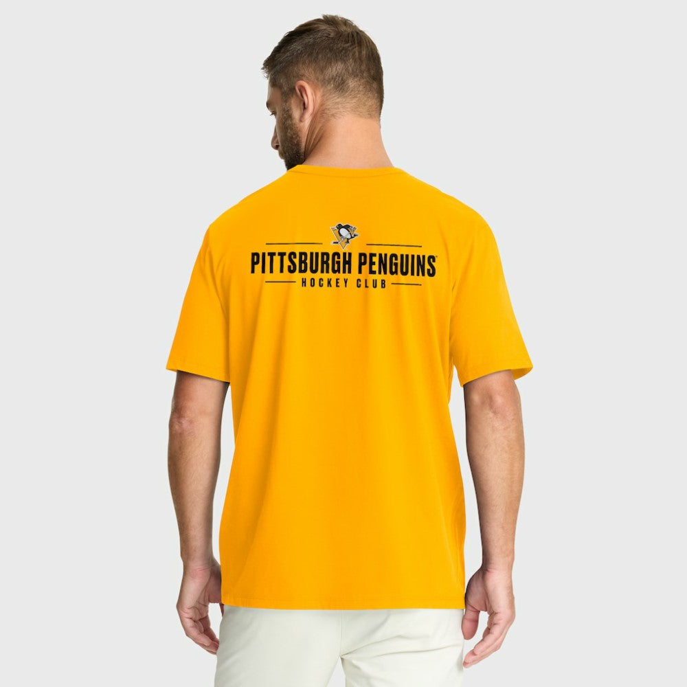 Pittsburgh Penguins Fanatics Crash The Net Legacy T-Shirt - Gold | Fanatics sale