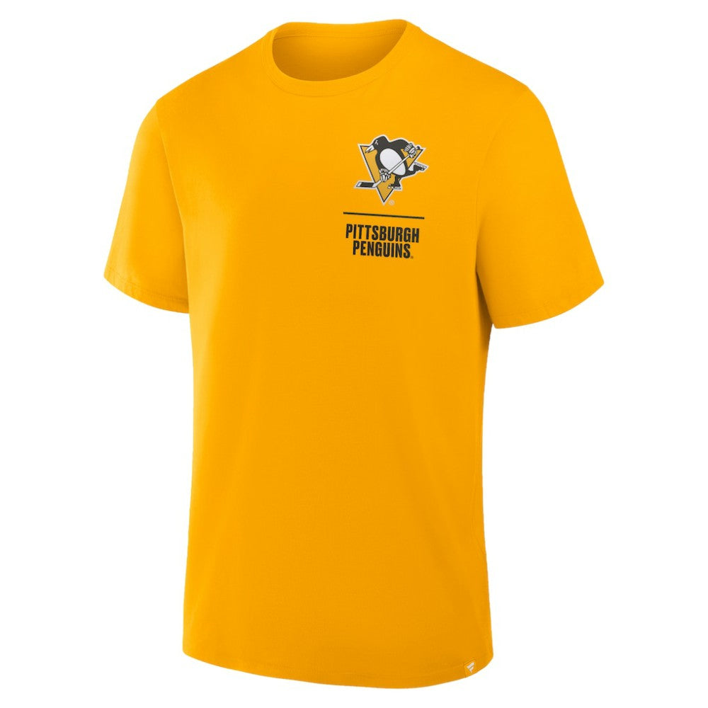 Pittsburgh Penguins Fanatics Crash The Net Legacy T-Shirt - Gold | Fanatics sale
