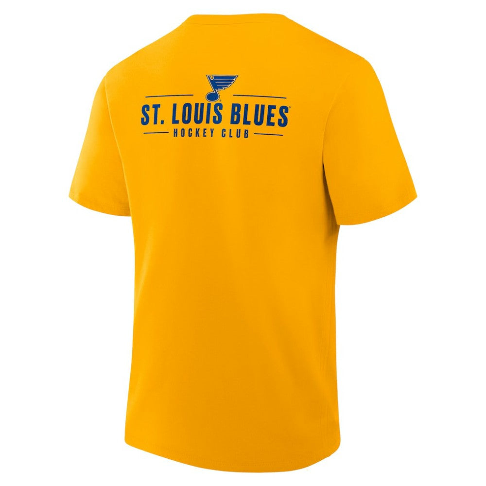 St. Louis Blues Fanatics Crash The Net Legacy T-Shirt - Gold | Fanatics online