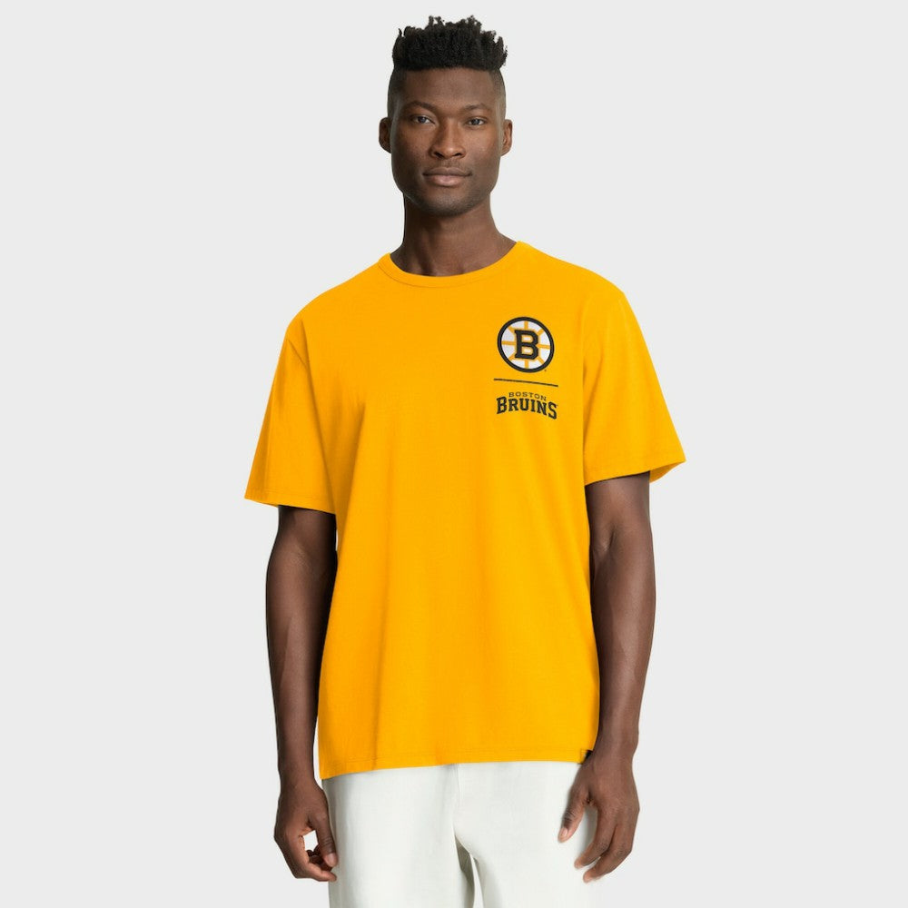 Boston Bruins Fanatics Crash The Net Legacy T-Shirt - Gold | Fanatics Clearance