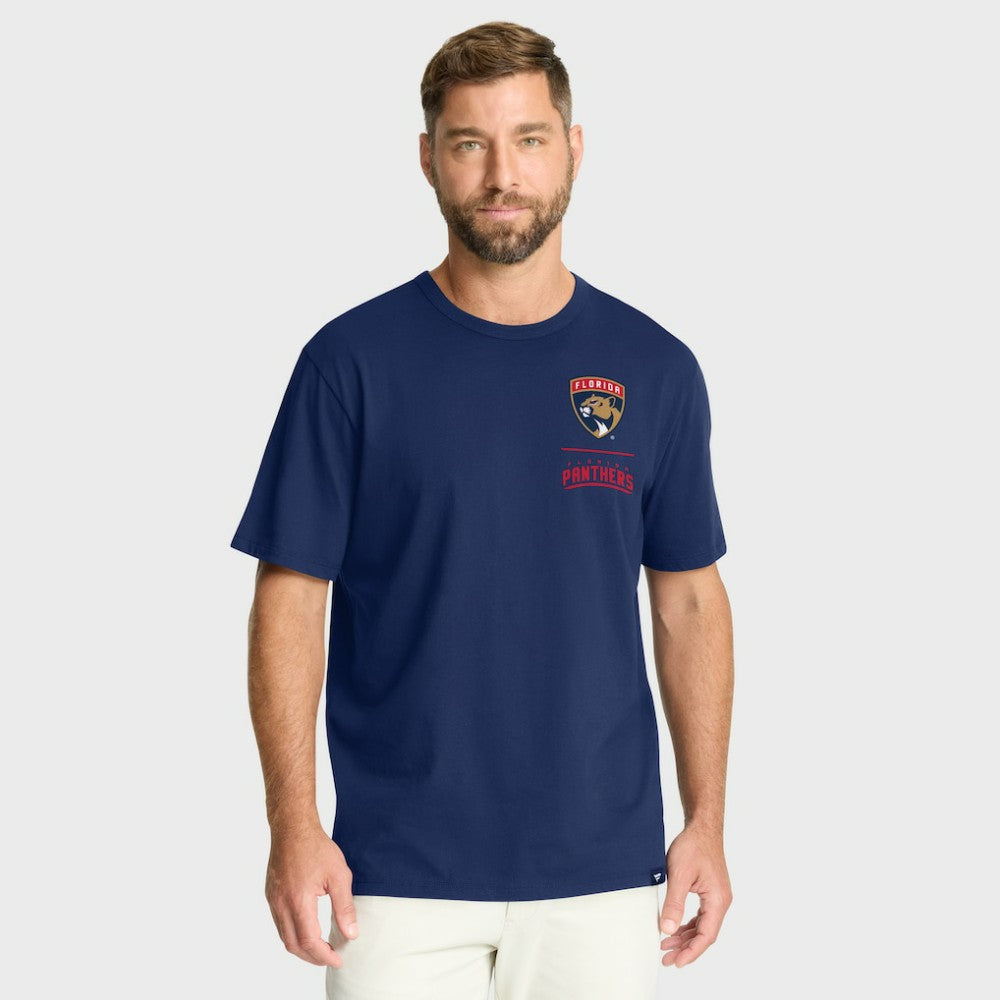 Florida Panthers Fanatics Crash The Net Legacy T-Shirt - Navy | Fanatics Clearance