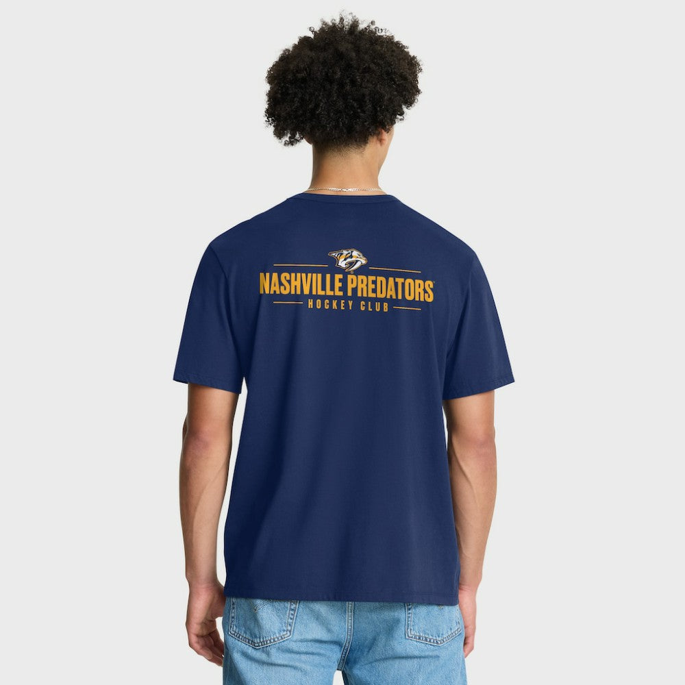 Nashville Predators Fanatics Crash The Net Legacy T-Shirt - Navy | Fanatics on sale