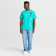 Seattle Kraken Fanatics Crash The Net Legacy T-Shirt - Light Blue | Fanatics Clearance