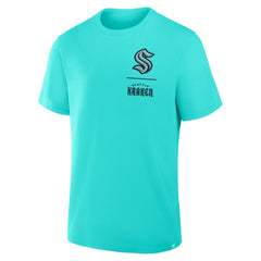 Seattle Kraken Fanatics Crash The Net Legacy T-Shirt - Light Blue | Fanatics Clearance