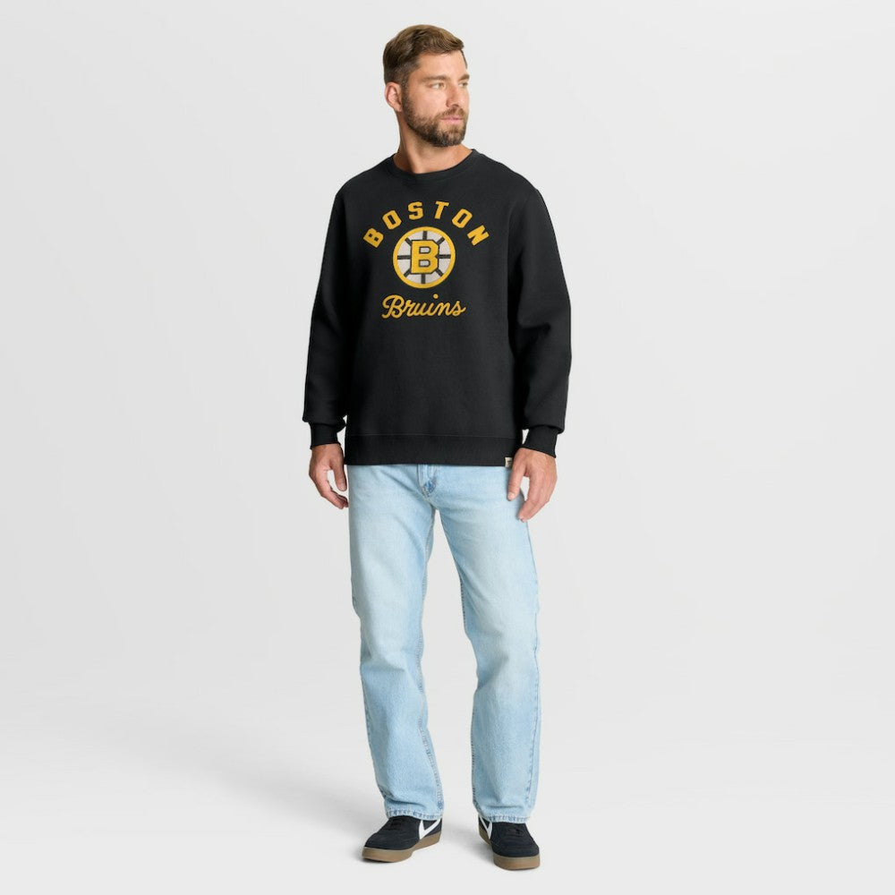 Boston Bruins Fanatics Vintage Stickler Sweatshirt - Black | Fanatics on sale