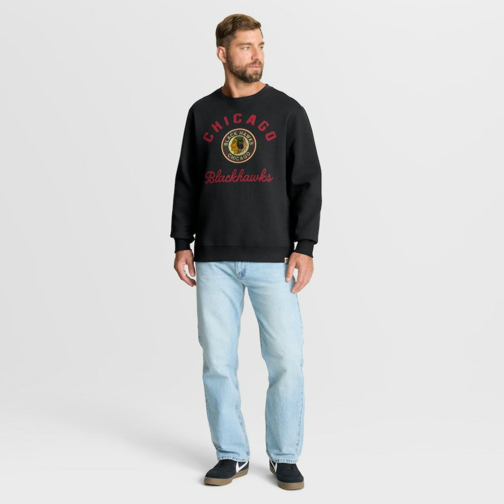 Chicago Blackhawks Fanatics Vintage Stickler Sweatshirt - Black | Fanatics near me