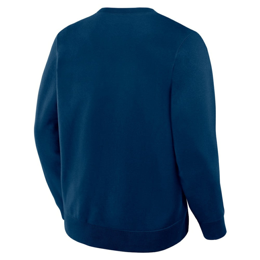 Seattle Kraken Fanatics Stickler Sweatshirt - Deep Sea Blue | Fanatics Lifestyle