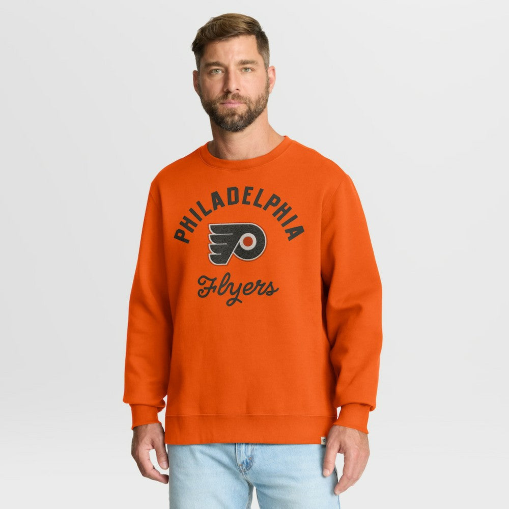 Philadelphia Flyers Fanatics  Stickler Sweatshirt - Orange | Fanatics Clearance