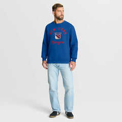 New York Rangers Fanatics Vintage Stickler Sweatshirt - Blue | Fanatics discount