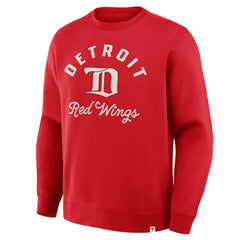 Detroit Red Wings Fanatics Vintage Stickler Sweatshirt - Red | Fanatics on sale