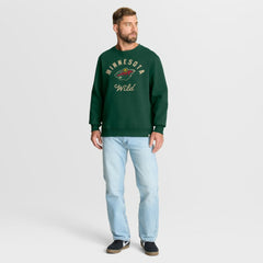 Minnesota Wild Fanatics  Stickler Sweatshirt - Green | Fanatics sale