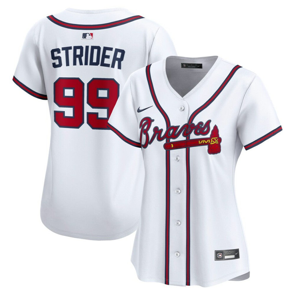 Spencer Strider Atlanta Braves Nike Women's Home Limited Player Jersey Discount