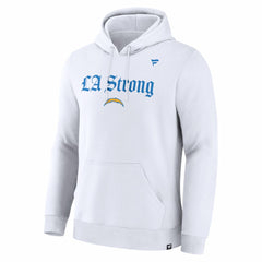 Los Angeles Chargers Unisex LA Strong Premium Fleece Pullover Hoodie - White - Fanatics