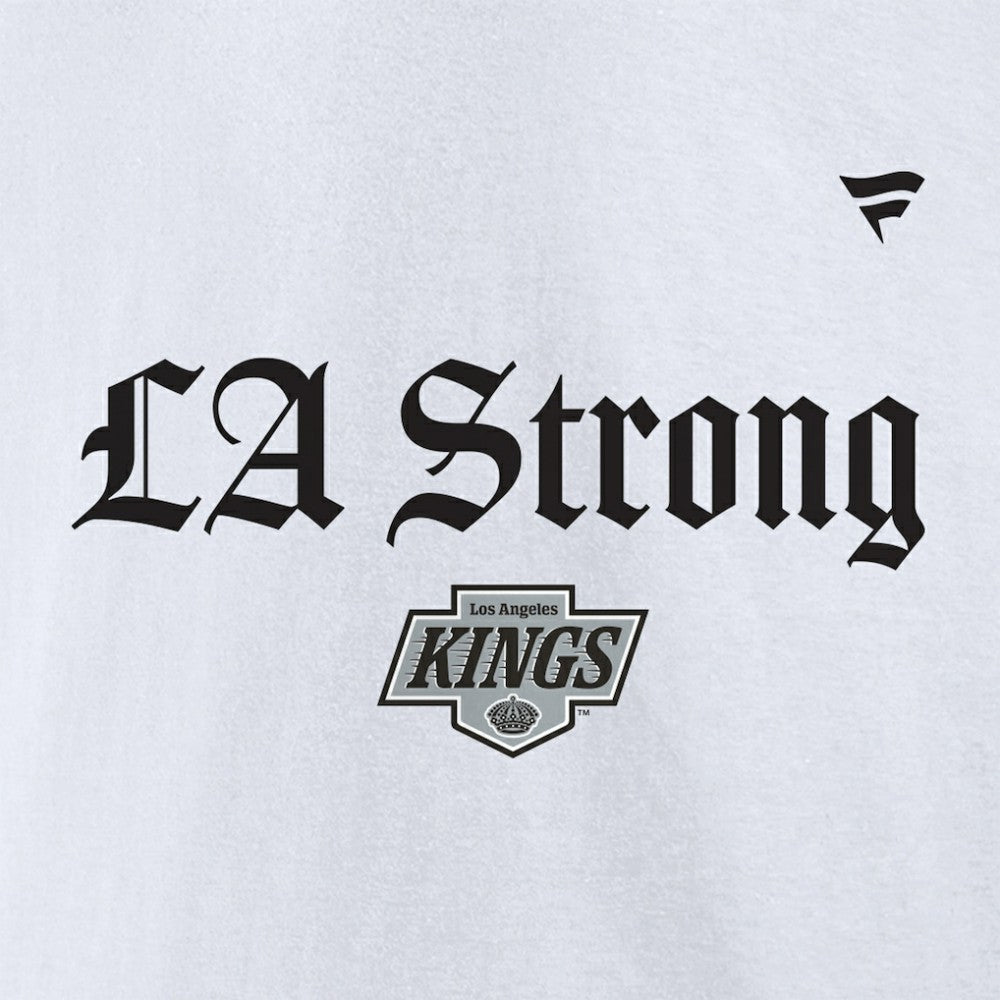 Los Angeles Kings Fanatics Unisex LA Strong Premium Fleece Pullover Hoodie - White | Fanatics sale